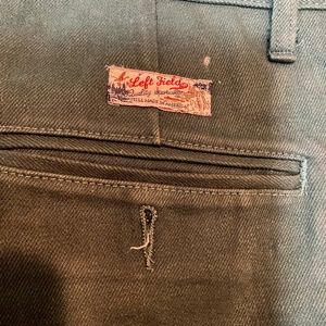 Left Field NYC Green Denim (American Made - Size 33)